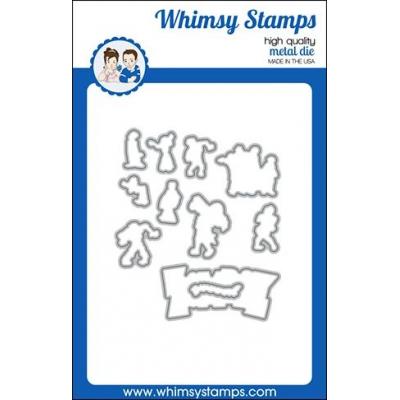 Whimsy Stamps Outline Die Set - Zombie Party